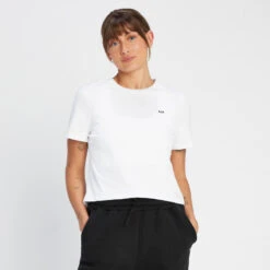 MP Damen Rest Day Crop-T-Shirt – Weiß -Sportliche Kleidung Geschäft 13809667 6685026083647481 1