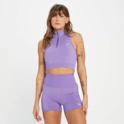 MP Damen Tempo Nahtloses Tonales Top – Electric Lilac