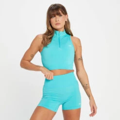 MP Damen Tempo Nahtloses Tonales Top – Schwarz -Sportliche Kleidung Geschäft 13827734 4525009400759762 3