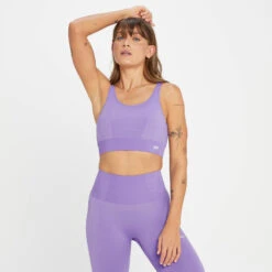 MP Damen Tempo Nahtloser Tonaler Sport-BH – Electric Lilac -Sportliche Kleidung Geschäft 13827763 1735009222360940 4