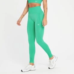 MP Damen Tempo Nahtlose Tonale Leggings – Intensives Mint