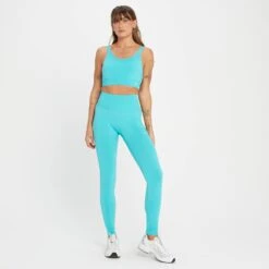 MP Damen Tempo Nahtlose Tonale Leggings – Intensives Türkis -Sportliche Kleidung Geschäft 13827856 8685009219569014