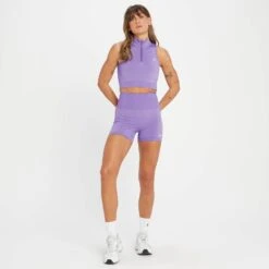 MP Damen Tempo Seamless Booty Shorts – Dunkler Flieder -Sportliche Kleidung Geschäft 13827887 1535009218681581