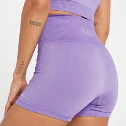 MP Damen Tempo Seamless Booty Shorts – Dunkler Flieder -Sportliche Kleidung Geschäft 13827887 5445009218781790