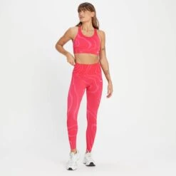 MP Damen Tempo Wave Nahtlose Leggings – Rougue Red -Sportliche Kleidung Geschäft 13828036 3205009214717666