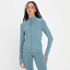 MP Damen Power Netzjacke – Kieselblau
