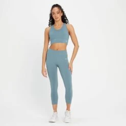 MP Power 3/4-Leggings Für Damen – Kieselblau -Sportliche Kleidung Geschäft 13838289 1795008105611243