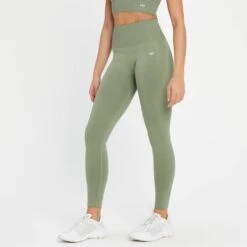 MP Damen Shape Nahtlose Leggings – Washed Jade