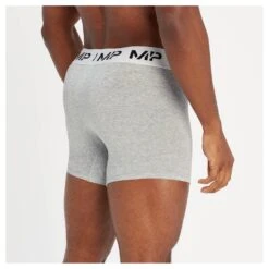 MP Herren Boxershorts (3er-Pack) Hellgrau/Weiß -Sportliche Kleidung Geschäft 13844107 1895011274028450
