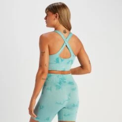 MP Damen Shape Seamless Sport-BH – Rauchblaue Batik -Sportliche Kleidung Geschäft 14009024 2425056651472250