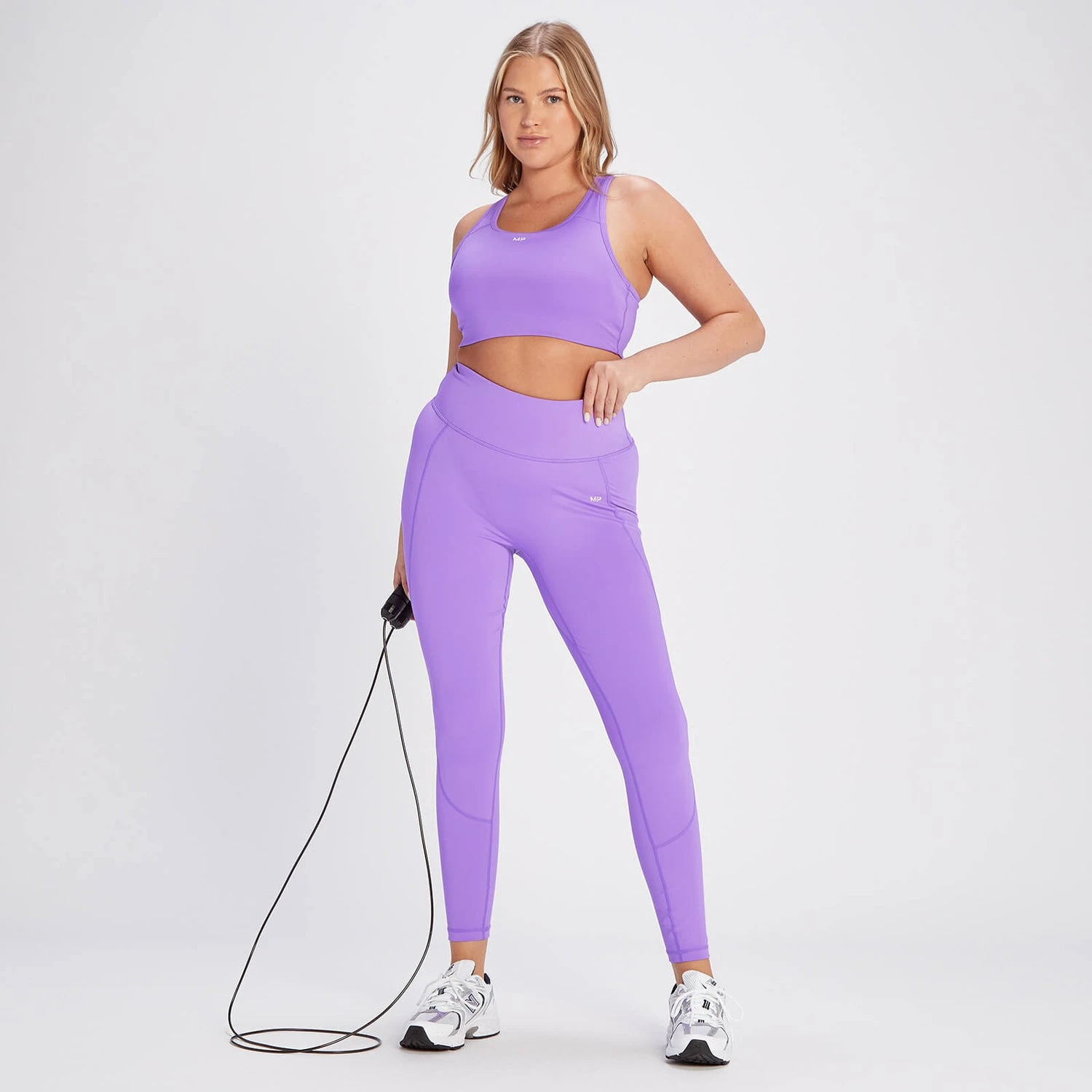 MP Damen Tempo Leggings – Dunkles Lavendel 5 MP Damen Tempo Leggings – Dunkles Lavendel – Bild 3