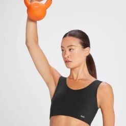 MP Damen Tempo Basic Sport-BH – Schwarz -Sportliche Kleidung Geschäft 14021951 8105068740797355