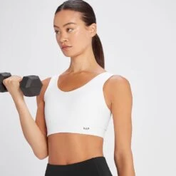 MP Damen Tempo Basic Sport-BH – Weiß -Sportliche Kleidung Geschäft 14021959 5925068742767584
