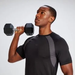 MP Herren Tempo Kurzarm-T-Shirt – Schwarz -Sportliche Kleidung Geschäft 14186088 1435064137499117