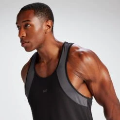 MP Herren Tempo Stringer-Top — Schwarz -Sportliche Kleidung Geschäft 14186128 2135064138178350