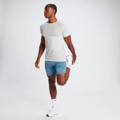 MP Herren Seamless Kurzarm-T-Shirt – Eisgrau -Sportliche Kleidung Geschäft 14193782 1895064137866191