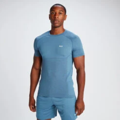 MP Herren Seamless Kurzarm-T-Shirt – Eisgrau -Sportliche Kleidung Geschäft 14193792 2065064137954889 4