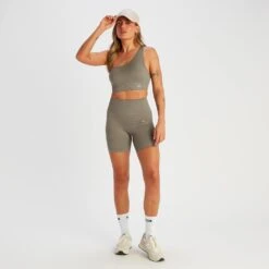 MP Damen Tempo Rib Nahtlose Shorts – Dunkles Graubraun -Sportliche Kleidung Geschäft 14220372 1835056652553240