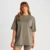 MP Damen Tempo Oversize-T-Shirt – Dunkles Graubraun -Sportliche Kleidung Geschäft 14220444 1835056652034858