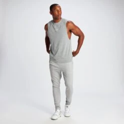 MP Herren Originals Tanktop Mit Tiefem Armausschnitt Top – Sturm Hellgrau -Sportliche Kleidung Geschäft 14251600 4485064139088922