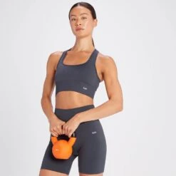 MP Women's Shape Seamless Sports Bra - Graphite